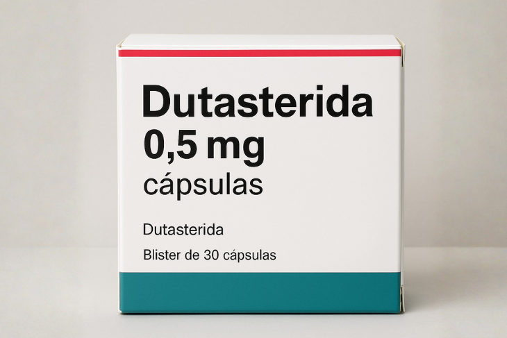 Caja de Dutasterida de 0,5 miligramos